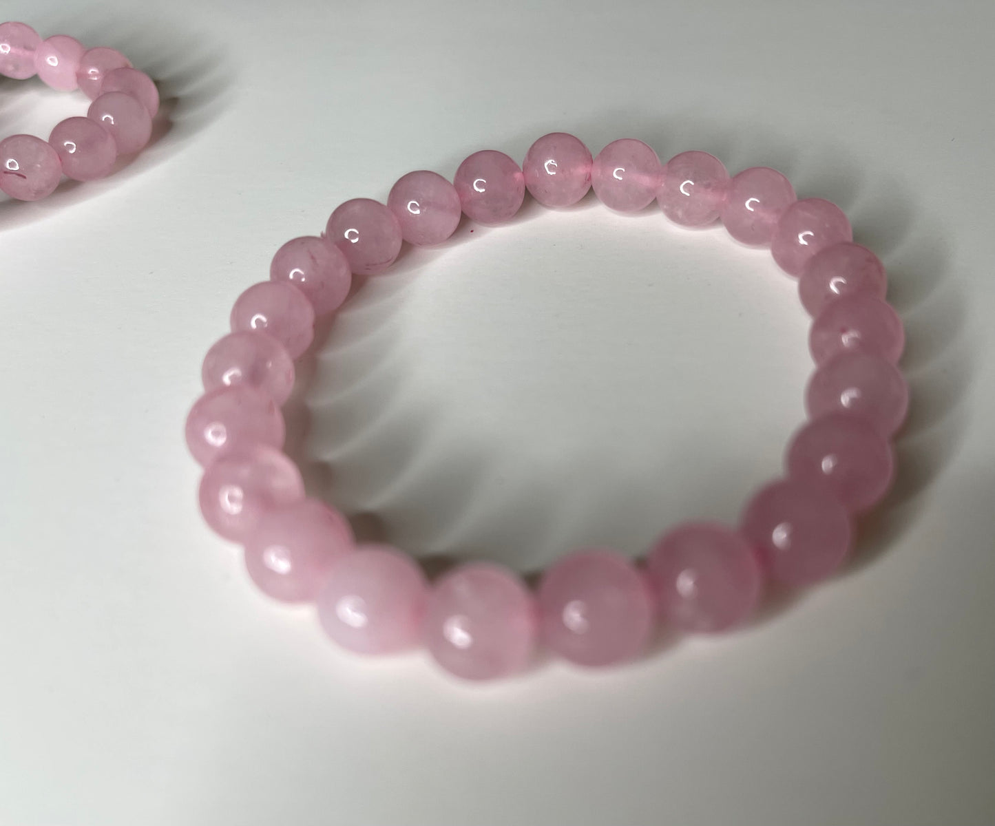Rose quartz bracelet 8mm