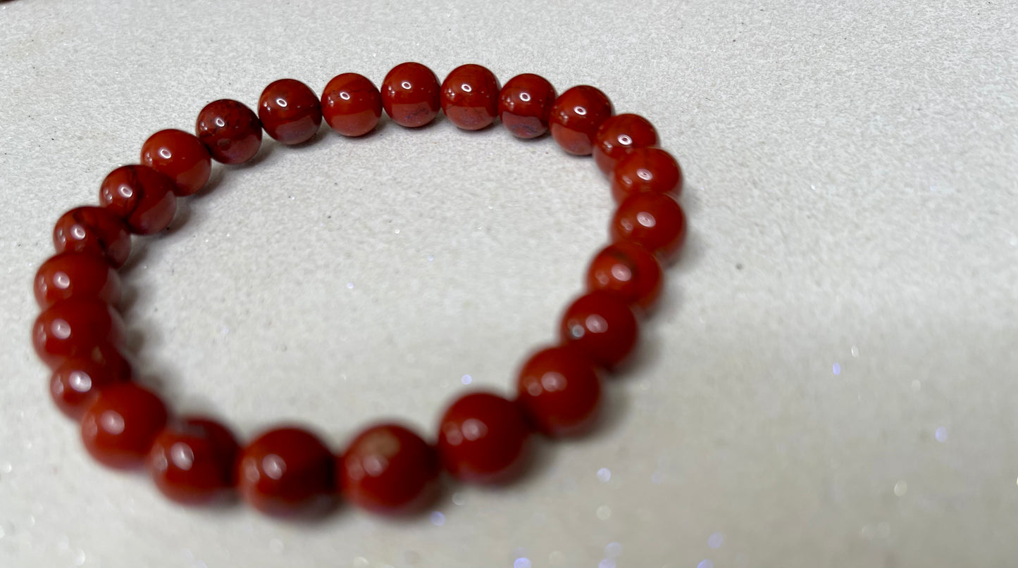 Red Jasper crystal bracelet